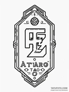 Sketch of a neon sign from the movie, e.g., "... - эскиз тату (№1752710393_0, 16.07.2025 23:59) — Tatufoto.com