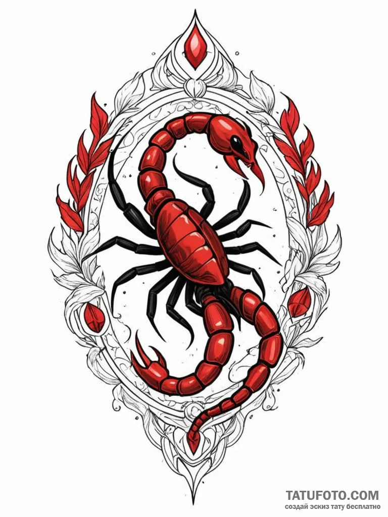 Scorpio, tattoo flash sheet design, black and… — эскиз тату (№1752710626_0, 17.07.2025 00:03) — Tatufoto.com