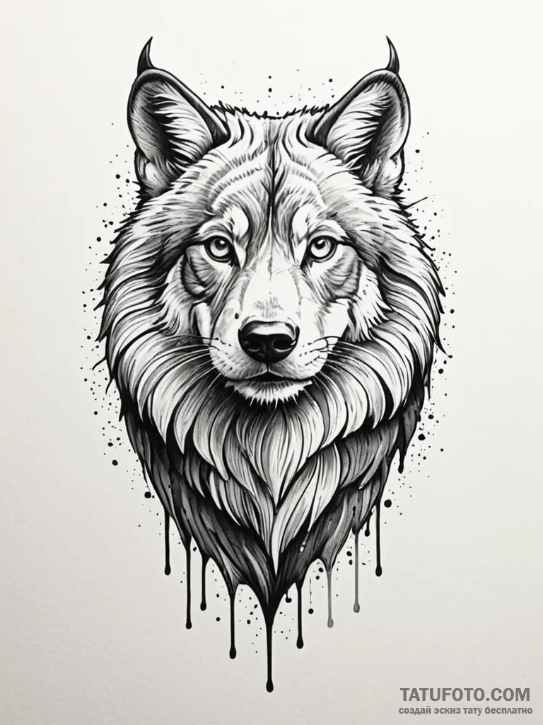 3d (effect), concept art for tattoo, on a cle... - эскиз тату (№1752710859_0, 17.07.2025 00:07) — Tatufoto.com