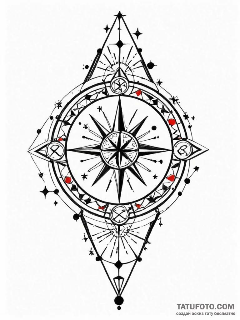 Tattoo sketch a minimalist constellation of a... - эскиз тату (№1752711251_0, 17.07.2025 00:14) — Tatufoto.com