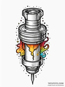 Piston, tattoo flash sheet design, on a clean... - эскиз тату (№1752714261_0, 17.07.2025 01:04) — Tatufoto.com