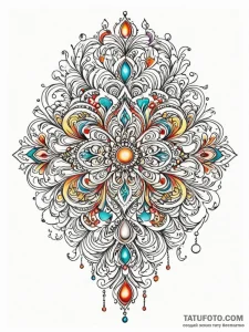 Pearl, tattoo flash sheet design, ornamental... - эскиз тату (№1752714566_0, 17.07.2025 01:09) — Tatufoto.com