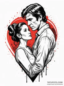 A graphic novel panel of the "i love you" / "... - эскиз тату (№1752718231_0, 17.07.2025 02:10) — Tatufoto.com