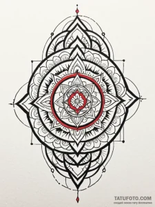 Tattoo sketch a sandstorm forming a powerful... - эскиз тату (№1752719878_0, 17.07.2025 02:37) — Tatufoto.com