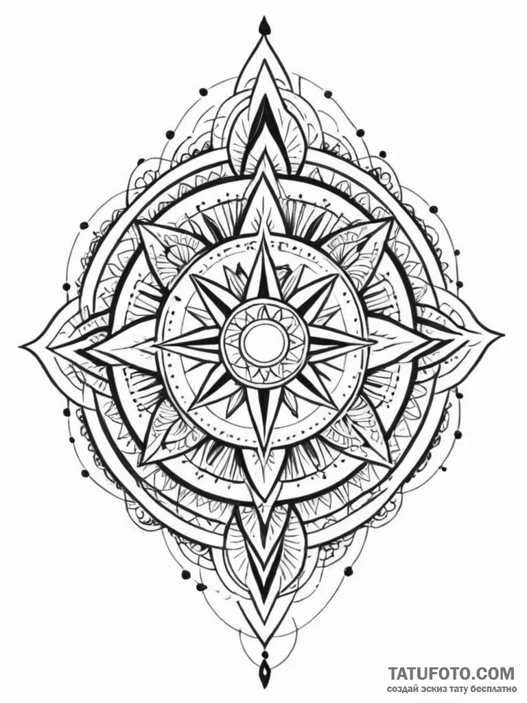 Tattoo sketch a celestial body with a blackwo... - эскиз тату (№1752724114_0, 17.07.2025 03:48) — Tatufoto.com