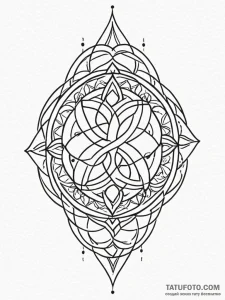 Tattoo sketch an infinity symbol made of two... - эскиз тату (№1752725784_0, 17.07.2025 04:16) — Tatufoto.com