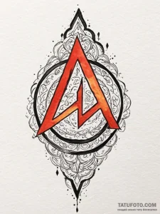 49. tattoo design: a watercolor interpretatio... - эскиз тату (№1752725944_0, 17.07.2025 04:19) — Tatufoto.com