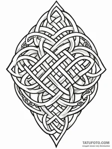 Tattoo design a classic 'moorish' or 'celtic'... - эскиз тату (№1752728536_0, 17.07.2025 05:02) — Tatufoto.com