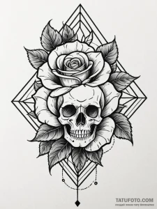 Tattoo sketch a stylized loading screen progr... - эскиз тату (№1752728694_0, 17.07.2025 05:04) — Tatufoto.com