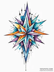Tattoo design an abstract interpretation of a... - эскиз тату (№1752731252_0, 17.07.2025 05:47) — Tatufoto.com