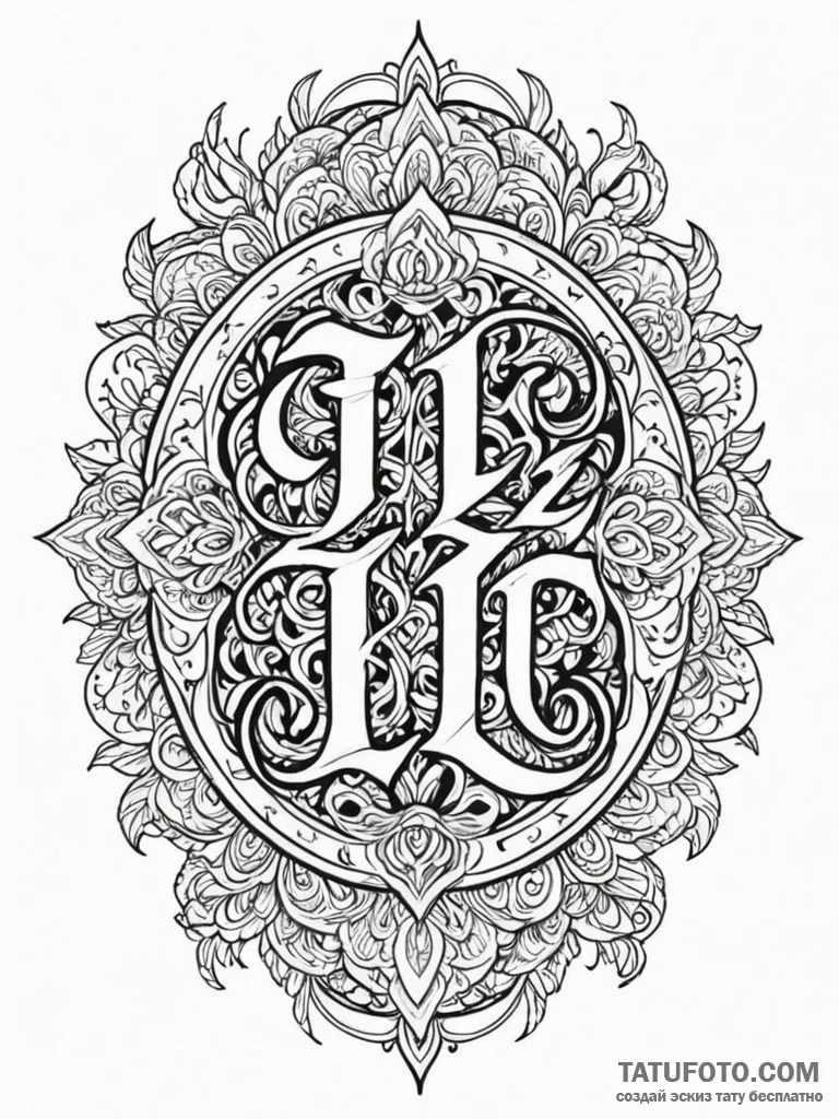 A chicano lettering tattoo of "ezekiel 25:17"... - эскиз тату (№1752731571_0, 17.07.2025 05:52) — Tatufoto.com