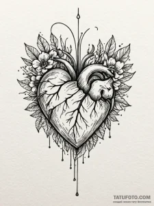 A minimalist tattoo of the needle plunging in... - эскиз тату (№1752733575_0, 17.07.2025 06:26) — Tatufoto.com