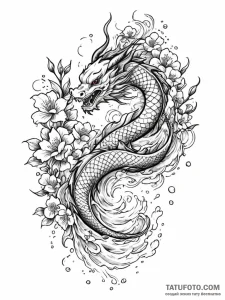 A detailed photograph of the texture of peeli... - эскиз тату (№1752734481_0, 17.07.2025 06:41) — Tatufoto.com