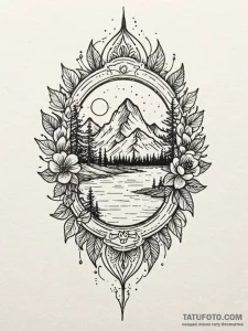 Tattoo design a phrase about living authentic... - эскиз тату (№1752739029_0, 17.07.2025 07:57) — Tatufoto.com