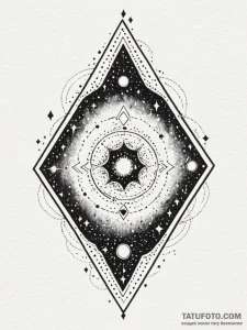 Tattoo design a watercolor nebula in soft, bl... - эскиз тату (№1752741011_0, 17.07.2025 08:30) — Tatufoto.com