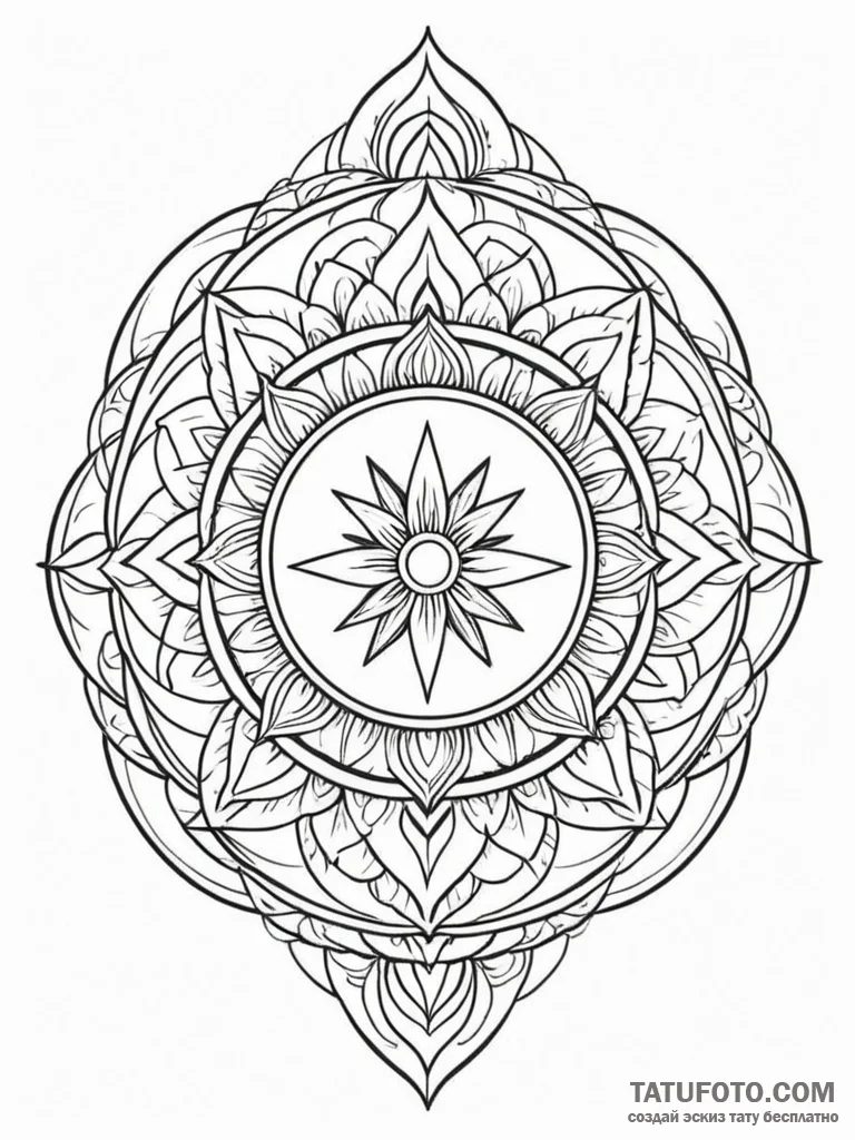 Tattoo sketch a delicate hand mirror reflecti... - эскиз тату (№1752742760_0, 17.07.2025 08:59) — Tatufoto.com