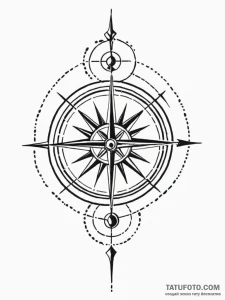 Tattoo design a minimalist symbol of a target... - эскиз тату (№1752742838_0, 17.07.2025 09:00) — Tatufoto.com