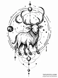 Tattoo sketch a zodiac constellation so minim... - эскиз тату (№1752743524_0, 17.07.2025 09:12) — Tatufoto.com