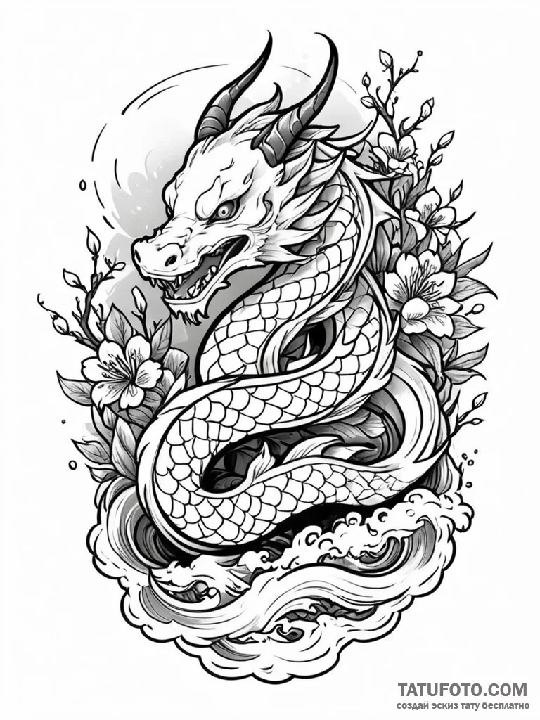 Tattoo sketch a stylized gaming team logo (ge... - эскиз тату (№1752744213_0, 17.07.2025 09:23) — Tatufoto.com