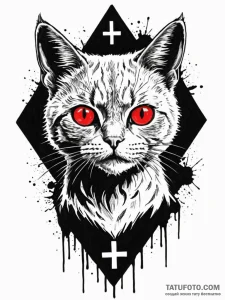 A trash polka composition of the pet sematary... - эскиз тату (№1752745365_0, 17.07.2025 09:42) — Tatufoto.com