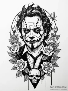 A sketch of leatherface from the texas chains... - эскиз тату (№1752745831_0, 17.07.2025 09:50) — Tatufoto.com