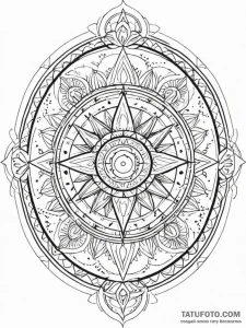 Tattoo sketch a zodiac glyph with a rough, ha... - эскиз тату (№1752746143_0, 17.07.2025 09:55) — Tatufoto.com