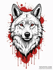 A trash polka design of the red wedding, with... - эскиз тату (№1752746220_0, 17.07.2025 09:57) — Tatufoto.com