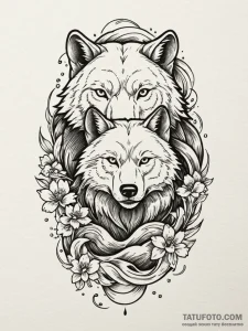 Tattoo design a specific guardian animal (e.g... - эскиз тату (№1752746844_0, 17.07.2025 10:07) — Tatufoto.com