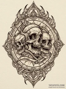 Tattoo design a "triple kill" or "penta kill"... - эскиз тату (№1752747391_0, 17.07.2025 10:16) — Tatufoto.com