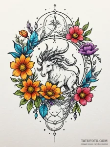 Tattoo design a realistic botanical illustrat... - эскиз тату (№1752747858_0, 17.07.2025 10:24) — Tatufoto.com