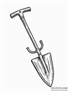 Tattoo design a generic military shovel or en... - эскиз тату (№1752749024_0, 17.07.2025 10:43) — Tatufoto.com