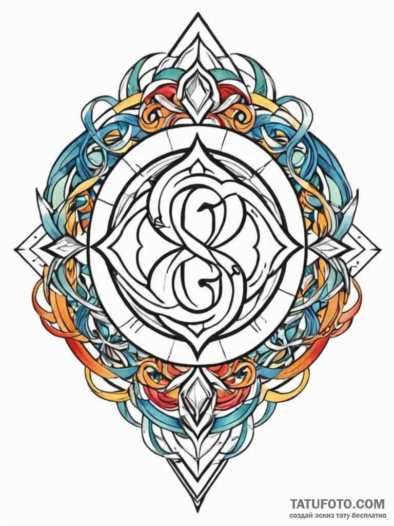 Tattoo design a stylized «gg» good game symbo… — эскиз тату (№1752750347_0, 17.07.2025 11:05) — Tatufoto.com