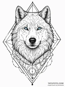 A graphic novel style sketch of jon snow with... - эскиз тату (№1752753045_0, 17.07.2025 11:50) — Tatufoto.com