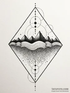 Tattoo sketch an abstract rendering of a "lev... - эскиз тату (№1752754151_0, 17.07.2025 12:09) — Tatufoto.com