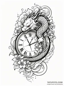 A person repairing a delicate, antique watch.... - эскиз тату (№1752755756_0, 17.07.2025 12:35) — Tatufoto.com