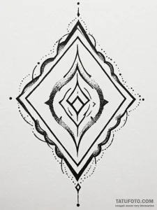 Tattoo sketch: a stylized forge with the svar... - эскиз тату (№1752758793_0, 17.07.2025 13:26) — Tatufoto.com