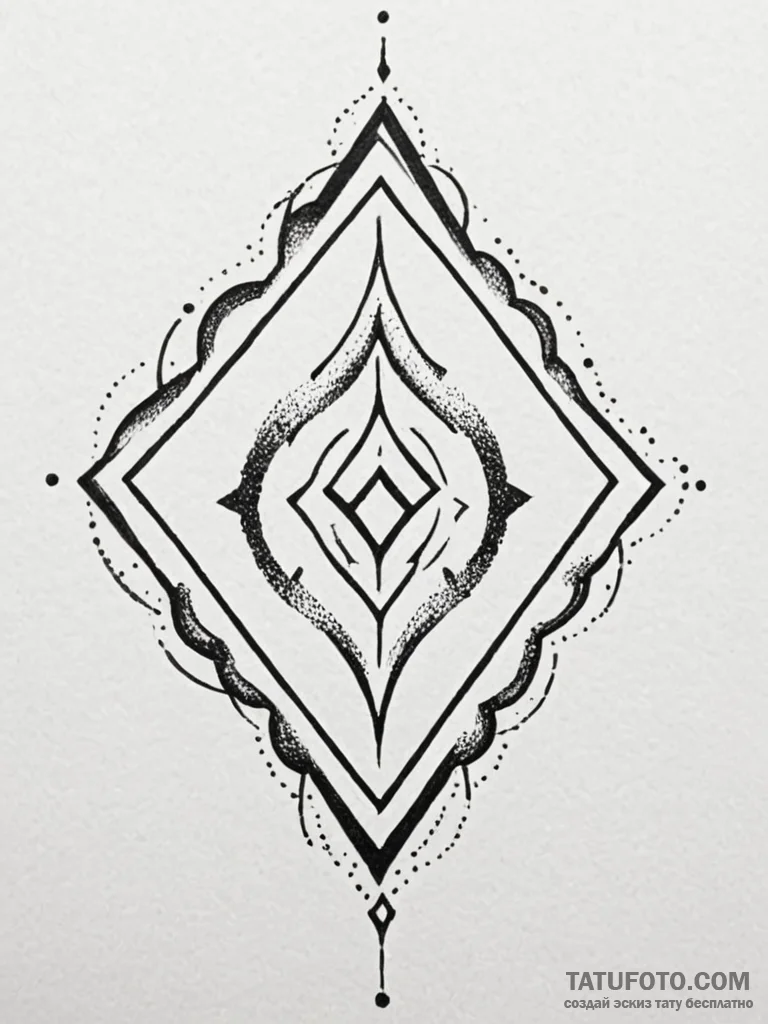 Tattoo sketch: a stylized forge with the svar... - эскиз тату (№1752758793_0, 17.07.2025 13:26) — Tatufoto.com