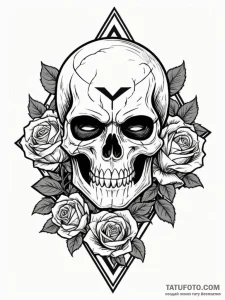 A linework tattoo of the x-men logo,, concept... - эскиз тату (№1752759434_0, 17.07.2025 13:37) — Tatufoto.com