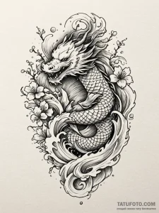 Tattoo design a delicate blend of colors form... - эскиз тату (№1752772710_0, 17.07.2025 17:18) — Tatufoto.com
