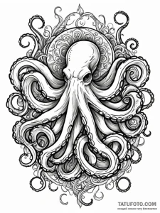 Octopus, tattoo flash sheet design, neo tradi... - эскиз тату (№1752778000_0, 17.07.2025 18:46) — Tatufoto.com
