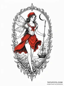 фэнтези, сказки и мифология, tattoo line art,... - эскиз тату (№1752779363_0, 17.07.2025 19:09) — Tatufoto.com