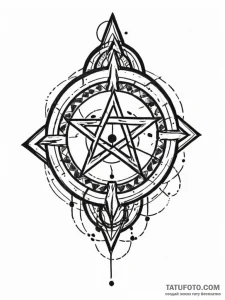 Linework tattoo of the resistance symbol., ta... - эскиз тату (№1752784053_0, 17.07.2025 20:27) — Tatufoto.com