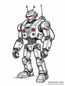 Tattoo design a classic arcade machine transf... - эскиз тату (№1752785092_0, 17.07.2025 20:44) — Tatufoto.com