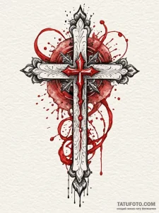 Tattoo sketch a vibrant watercolor splash of... - эскиз тату (№1752785172_0, 17.07.2025 20:46) — Tatufoto.com