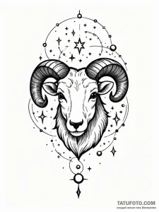 Tattoo sketch a single, tiny star constellati... - эскиз тату (№1752792033_0, 17.07.2025 22:40) — Tatufoto.com