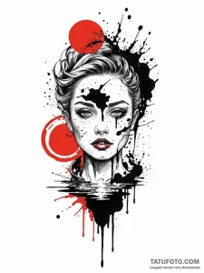Tattoo design a subtle reflection of a dream... - эскиз тату (№1752793699_0, 17.07.2025 23:08) — Tatufoto.com