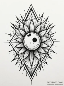 A shot of a bowling ball hitting the pins, an... - эскиз тату (№1752794735_0, 17.07.2025 23:25) — Tatufoto.com