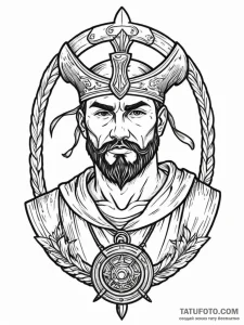 р“сђсѓрїрїр° 12: historical warrior archetype... - эскиз тату (№1752840523_0, 18.07.2025 12:08) — Tatufoto.com