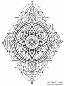 Tattoo design a complex brain or mind represe... - эскиз тату (№1752841086_0, 18.07.2025 12:18) — Tatufoto.com