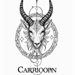 Tattoo design "i use" text for capricorn, wit... - эскиз тату (№1752843282_0, 18.07.2025 12:54) — Tatufoto.com